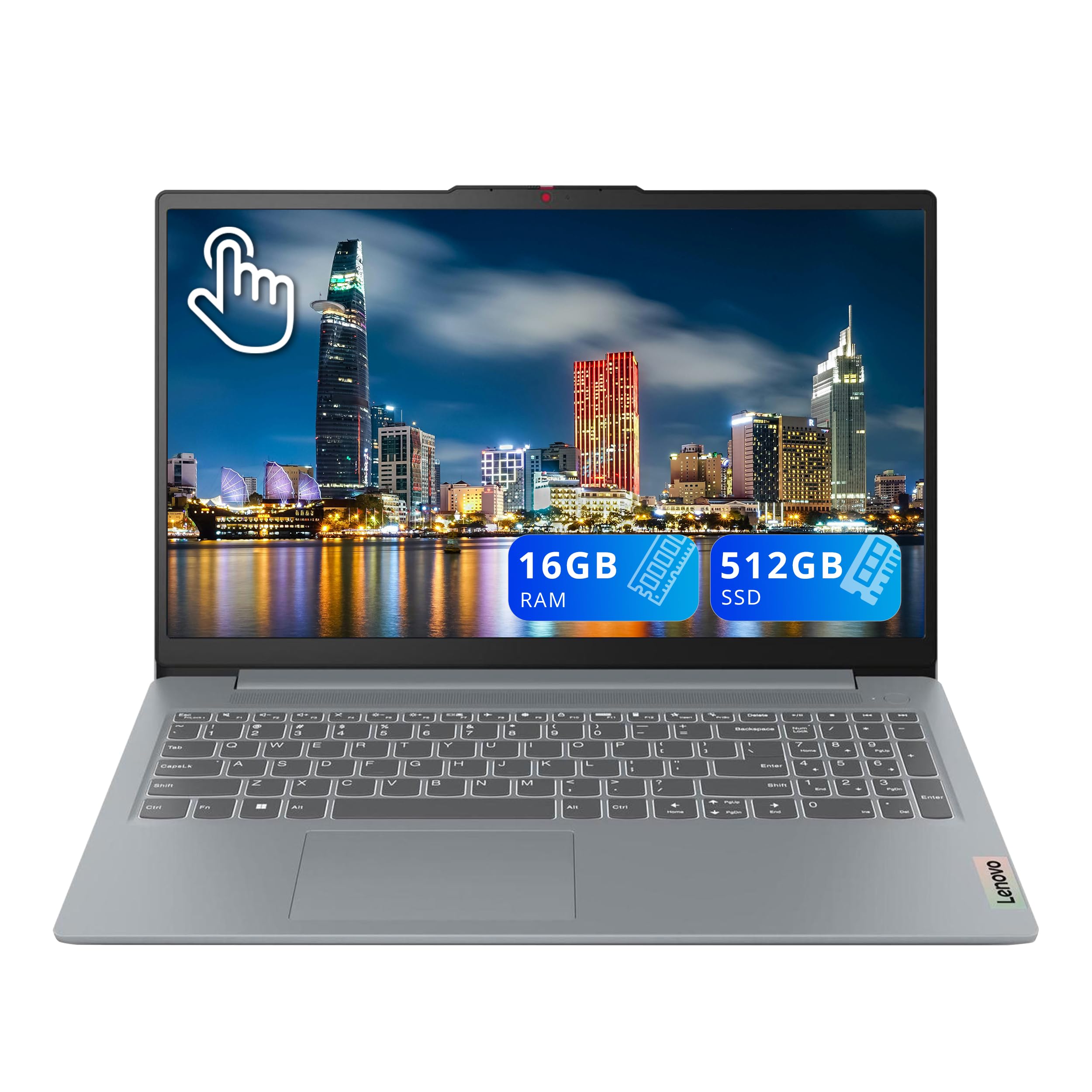 Amazon.com: Lenovo IdeaPad Slim 3 - Laptop con pantalla táctil FHD